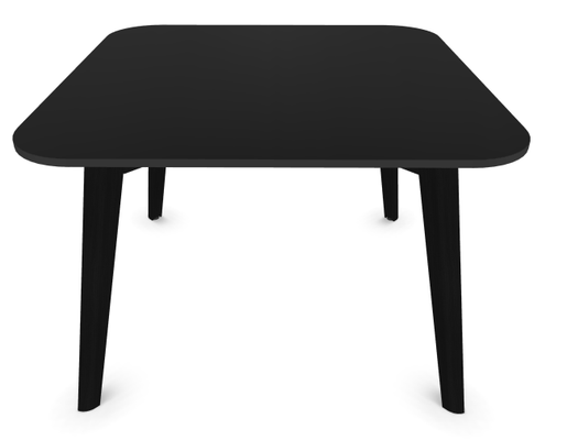 TABLES BASSES - Pieds bois - MELODY table basse carrée 70x70cm, hauteur 48cm