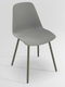 PETALE Chaise L.44xP.53.5xH.80.5cm-hauteur assise 47cm