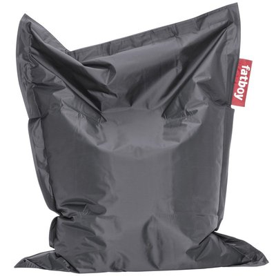 SCOLAIRE - Decouvrir - Pouf JUNIOR nylon - 130x100 cm - Dark grey