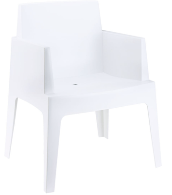 POLYPROPYLENE - FAUTEUILS  - BAHAMAS-Fauteuil en polypropylène renforcé fibre de verre-Finition blanc