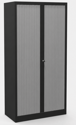 ARMOIRES A RIDEAUX - Largeur 120 cm - Armoire à rideaux H198xL120cm 4 tablettes