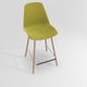 PETALE Chaise haute L.46xP.51.5xH.101.5cm-hauteur assise 65.5cm