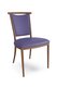 Chaise 550 assise et dossier tissu enduit piètement aluminium époxy - T6