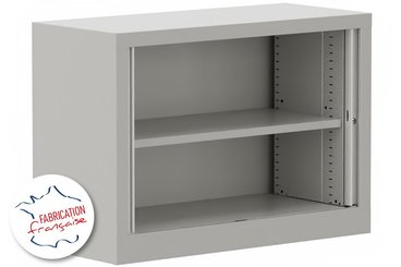 [Pas de famille] - [Pas de sous famille] - Armoire à rideaux H69,5xL100cm 1 tablette