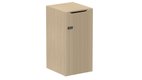 Meuble à cases H.92xL.45xP.50cm - 1 case H86cm. porte avec découpe en partie haute. serrure à code