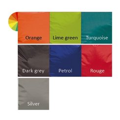 SCOLAIRE - Decouvrir - Pouf JUNIOR nylon - 130x100 cm - Silver
