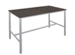 Mange-debout BEST 3800 plateau ép.24 mm stratifié chant ABS piètement époxy - 80x80cm - H110 cm