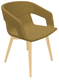 MELODY fauteuil 4 pieds bois frêne naturel