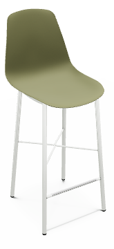 CHAISES ET TABOURETS - Pour tables hauteur 90 cm - DIXIE Chaise haute L.44xP.52xH.101.5cm-hauteur assise 65cm.