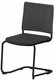 ZEN MESH chaise luge, tissu LUCIA anthracite, dos résille noire, structure noire