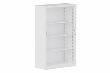 ARMOIRES A RIDEAUX - Largeur 100 cm - Armoire à rideaux H160xL100cm 3 tablettes