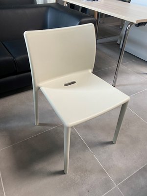 DESTOCKAGE - Chaise - Chaise en polypropylène couleur crème