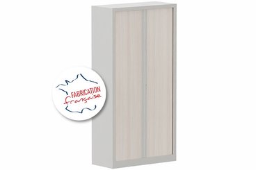 [Pas de famille] - [Pas de sous famille] - Armoire à rideaux H198xL100cm 4 tablettes