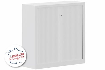 [Pas de famille] - [Pas de sous famille] - Armoire à rideaux H120xL120cm 2 tablettes