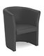 CLUB fauteuil 1 place. simili cuir anthracite -
