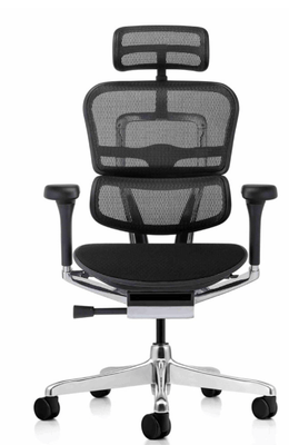 [Pas de famille] - [Pas de sous famille] - Fauteuil ERGONOMIQUE NO LIMIT / Kanji Premium 24/24 résille noire, structure noire