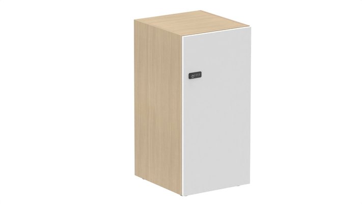 CASIERS - 1 case - Meuble à cases H.92xL.45xP.50cm - 1 case H86cm. porte pleine. serrure à code