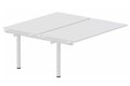 K3 Bench suivant 2 plateaux fixes 160x70cm encombrement 160x145cm, plateau blanc, structure blanc