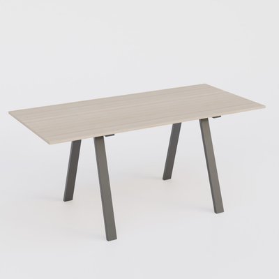 [Pas de famille] - [Pas de sous famille] - Table Keops Métal 260x120 cm de profondeur et hauteur 109 cm . Plateau épaisseur 25mm.
