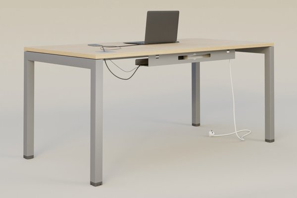 [Pas de famille] - [Pas de sous famille] - Goulotte UNIVERSELLE Longeur 800 x profondeur 125 mm x hauteur 750 mm finition Aluminium