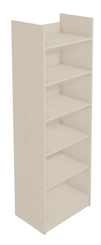 SCOLAIRE - Se Reposer - Bibliothèque TERRA 5 tab. méla. - L60xP40xH181 cm