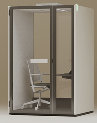 [Pas de famille] - [Pas de sous famille] - Cabine acoustique SPIX 1  « Vendu sans Fauteuil », Hauteur : 2265 mm Largeur : 1400 mm Profondeur : 1250 mm