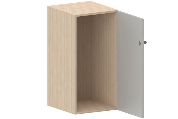 CASIERS - 1 case - Meuble 1 cases, porte en bois pleine avec serrure à clé.