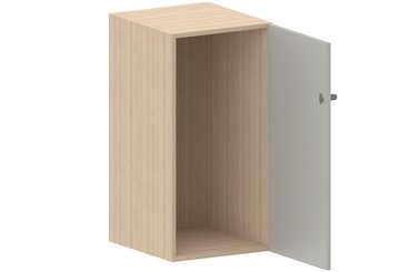 CASIERS - 1 case - Meuble 1 cases, porte en bois pleine avec serrure à clé.