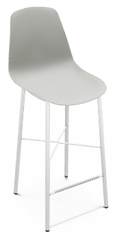 CHAISES ET TABOURETS - Pour tables hauteur 90 cm - DIXIE Chaise haute L.44xP.52xH.101.5cm-hauteur assise 65cm.