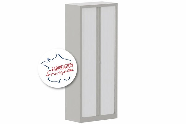 [Pas de famille] - [Pas de sous famille] - Armoire à rideaux H198xL80cm 4 tablettes