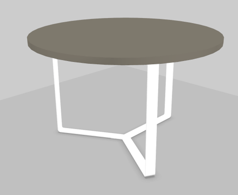 Gamme P1 - Tables de réunion - P1 Table ronde diamètre 120cm sur pied central