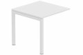 Module suivant table composable 80x80cm blanc/ blanc - sur délai