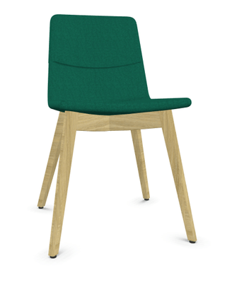 FAUTEUILS/POUFS - 4 pieds bois - MELODY chaise 4 pieds bois frêne naturel