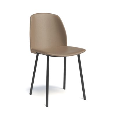 CHAISES ET TABOURETS - Pour tables standards, ht 75 cm, piétement 4 pieds - INDRA Chaise L.43.5xP.54xH.80.5cm-hauteur assise 46cm
