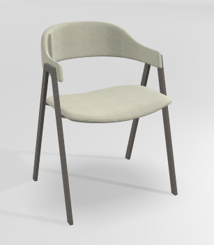 CHAISES ET TABOURETS - Pour tables standards, ht 75 cm, piétement 4 pieds - POPEYE Chaise L.53xP.43xH.77.5cm-hauteur assise 46cm