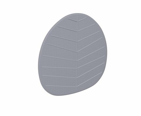 PANNEAUX ACOUSTIQUES - Pour plafond ou mur suspendu - LEAF panneau acoustique mural L.106xH.113cm ép.3cm, crochets livrés, coloris gris