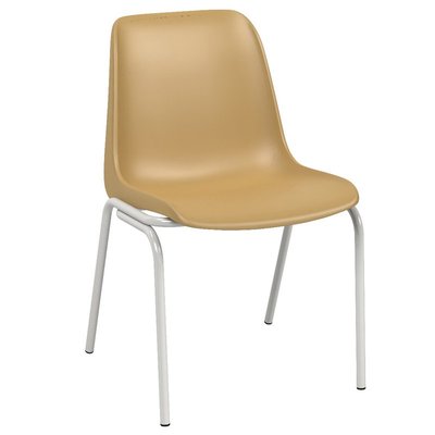 SCOLAIRE - Se Reunir - Chaise 100 coque polypropylène piètement époxy - T6