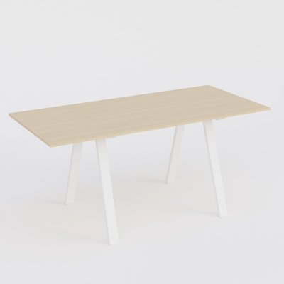 [Pas de famille] - [Pas de sous famille] - Table Keops Métal 260x120 cm de profondeur et hauteur 109 cm . Plateau épaisseur 25mm.