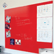 Tableau en verre feuilleté laqué brillant H.120xL.200cm, système de fix. invisible, rouge - PRIX HORS INSTALLATION