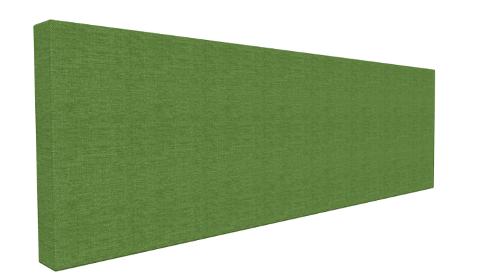 PANNEAUX ACOUSTIQUES - Pour plafond ou mur suspendu - SQUARE panneau acoustique L.120xP.40cm ép. 70mm. . tissu BERTA coloris vert