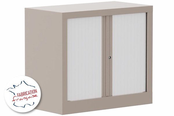 [Pas de famille] - [Pas de sous famille] - Armoire à rideaux H69,5xL80cm 1 tablette