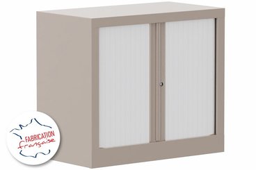[Pas de famille] - [Pas de sous famille] - Armoire à rideaux H69,5xL80cm 1 tablette