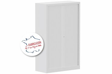 [Pas de famille] - [Pas de sous famille] - Armoire à rideaux H160xL100cm 3 tablettes