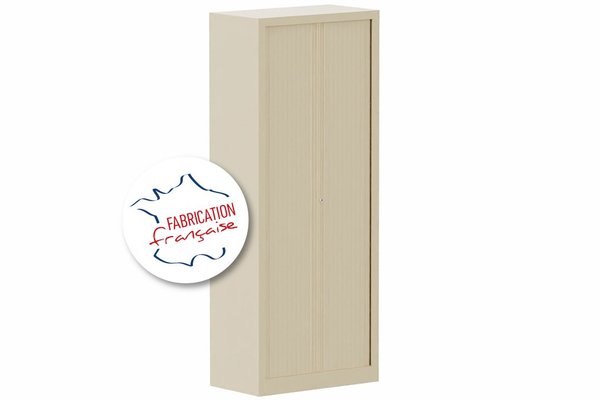 [Pas de famille] - [Pas de sous famille] - Armoire à rideaux H198xL80cm 4 tablettes