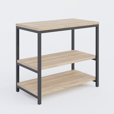 [Pas de famille] - [Pas de sous famille] - Desserte sur patin hauteur 72 cm largeur 80cm profondeur 42cm.