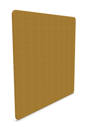 CLOISONS - Tissu super acoustiques -  Cloison super acoustique L.1400x H.1400, coloris moutarde