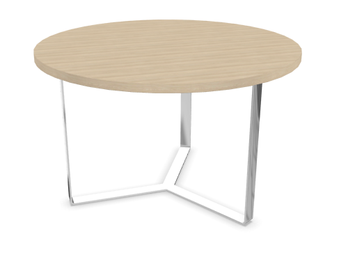 Gamme P1 - Tables de réunion - P1 Table ronde diamètre 120cm sur pied central