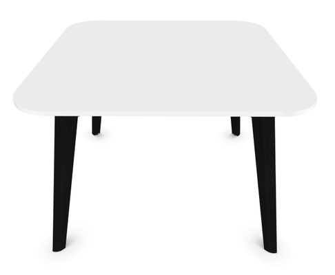 TABLES BASSES - Pieds bois - MELODY table basse carrée 70x70cm, hauteur 48cm