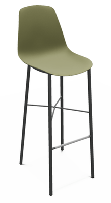 CHAISES ET TABOURETS - Pour tables hauteurs 105 ou 110 cm - DIXIE Chaise haute L.44xP.52xH.117cm-hauteur assise 80cm.