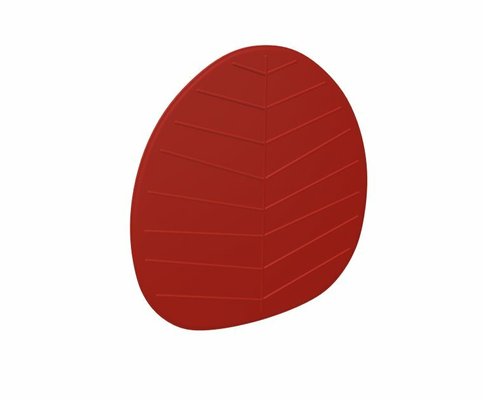 PANNEAUX ACOUSTIQUES - Pour plafond ou mur suspendu - LEAF panneau acoustique mural L.106xH.113cm ép.3cm, crochets livrés, coloris rouge